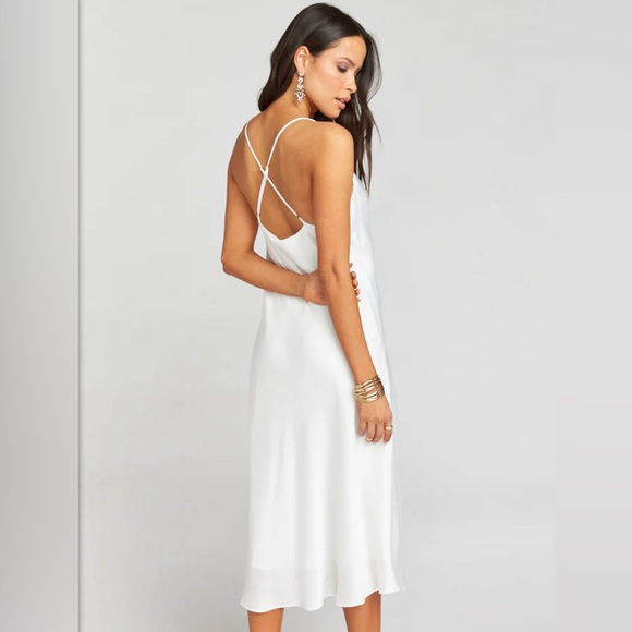 Show Me Your MuMu Verona Cowl Dress in Ivory - Picture 2 of 5